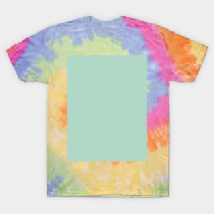 preppy beachy summer solid color pastel  blue mint green T-Shirt